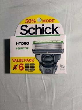 Schick Hydro Sensitive 6-Pack Replacement Cartridges - Green
